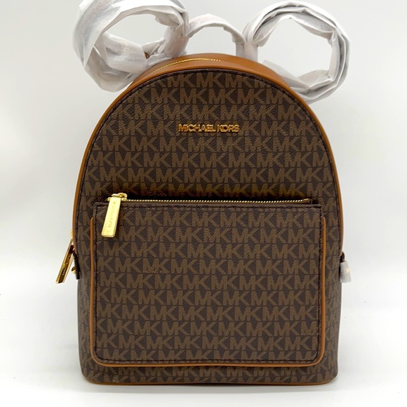 Michael Kors Handbags - Michael Kors Medium Adina Backpack Brown